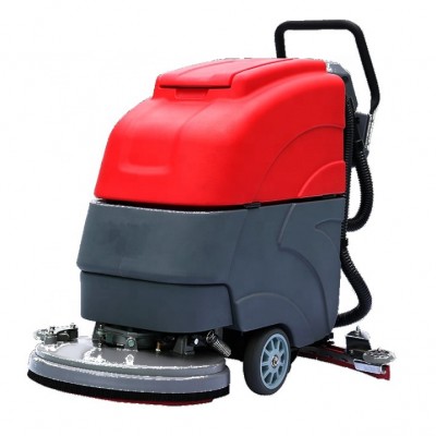 single disc walk behind mini electric cement rubber epoxy tile floor scrubber for home hotel commercial